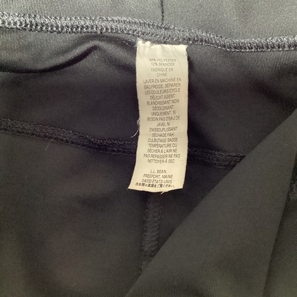 L.L. Bean XL Black Athletic Skirt Golf Tennis Hiking  Women's - Picture 5 of 9
